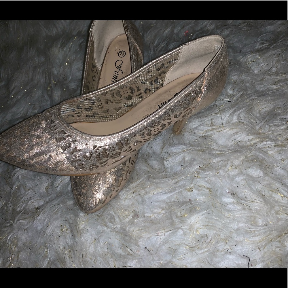 Gold heels